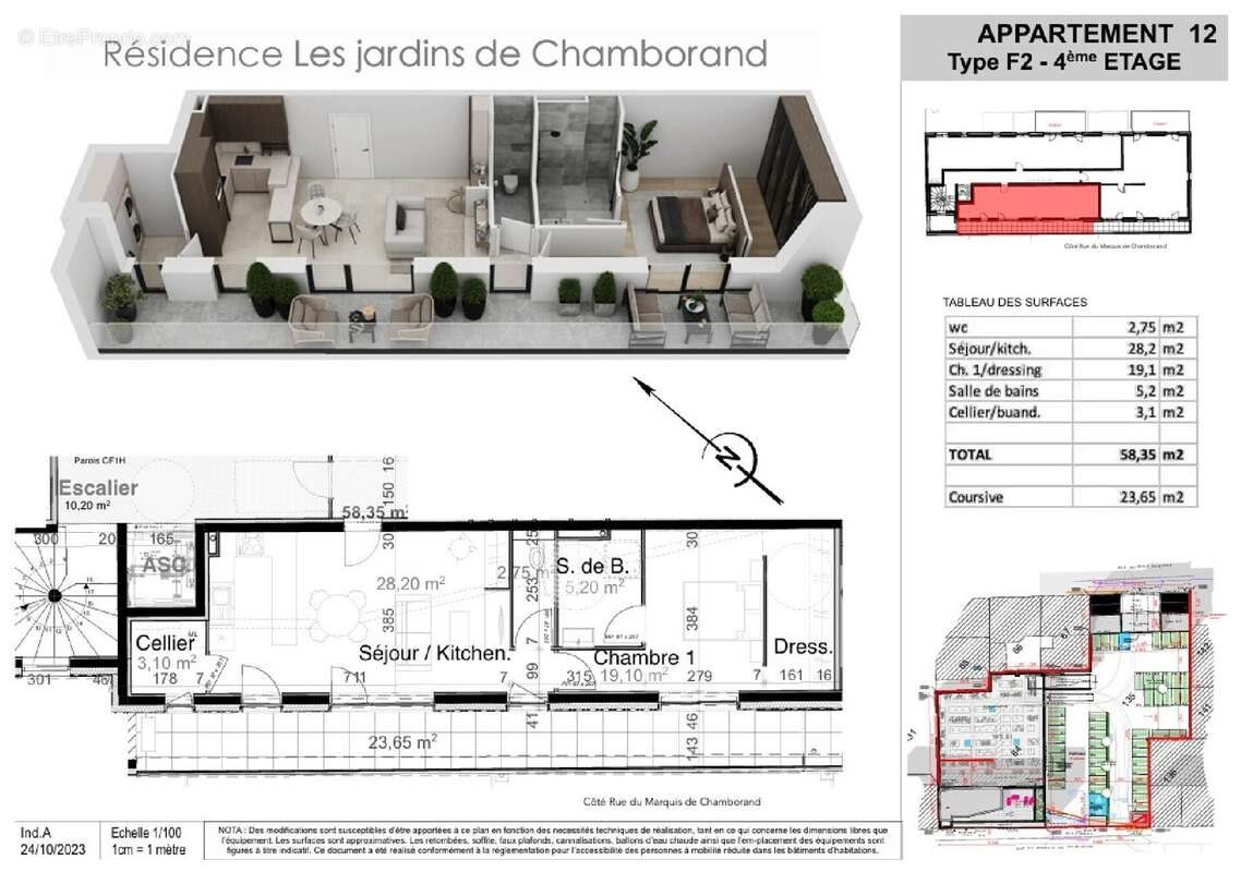 Appartement à vendre, 58m², Sarreguemines