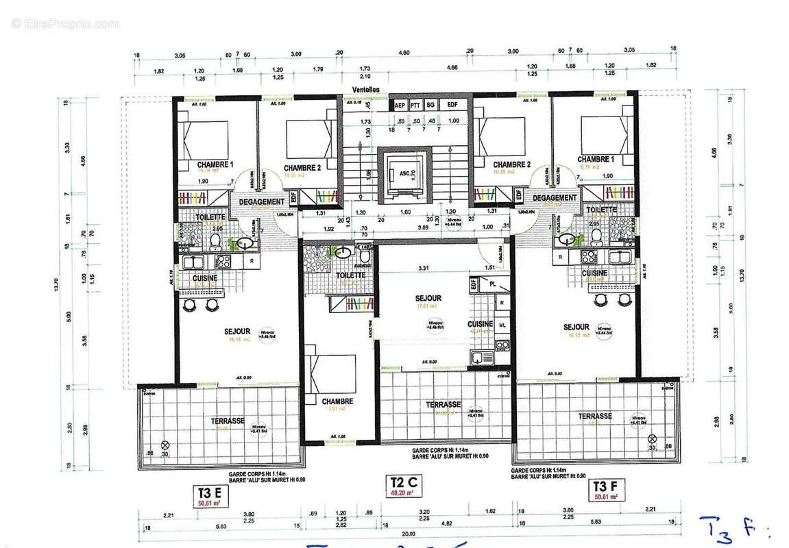 Appartement à vendre, 50m², Fort-de-France