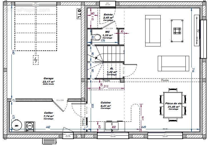 Maison à vendre, 92m², Genas