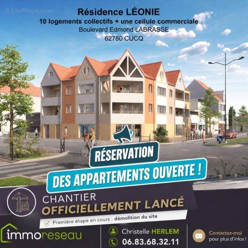 Appartement à vendre, 53m², Cucq