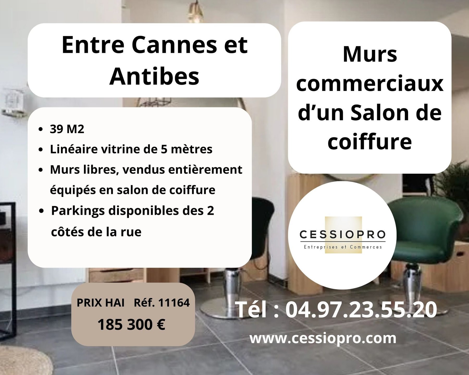 Maison à vendre, 39m², Juan-les-Pins