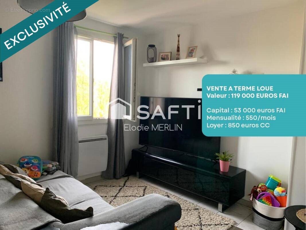 Appartement à vendre, 50m², Les Mureaux