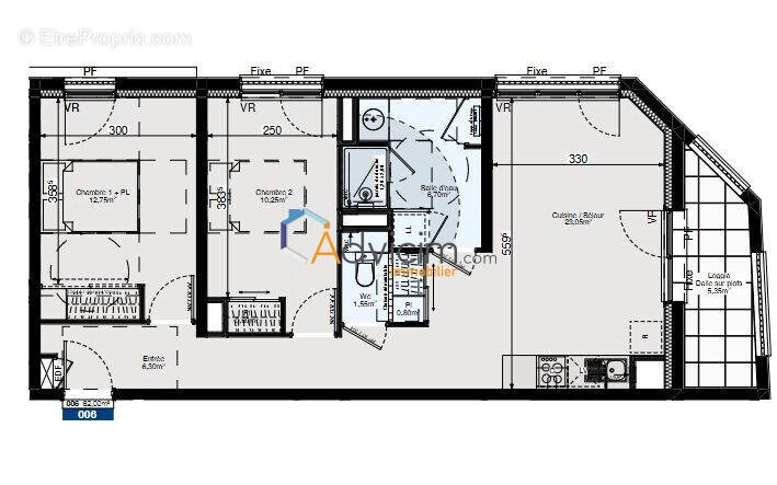 Appartement à vendre, 62m², Orléans