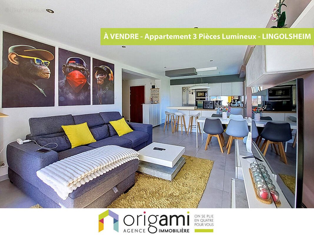 Appartement à vendre, 74m², Lingolsheim