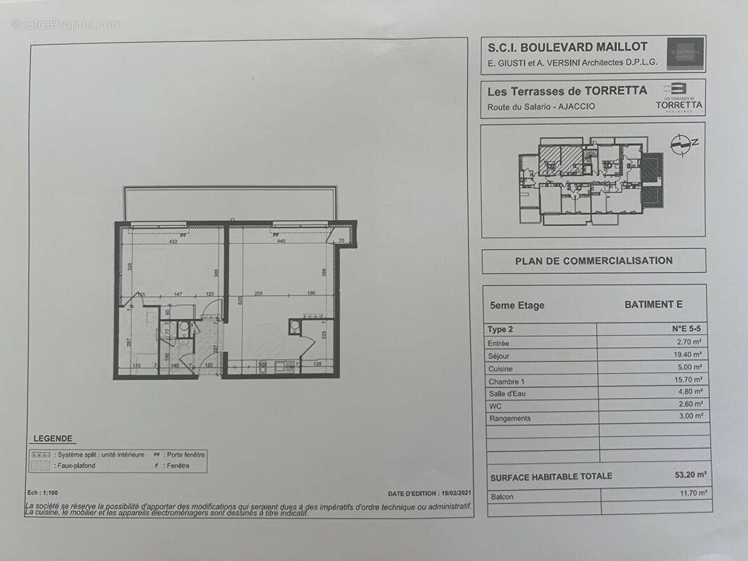 Appartement à vendre, 53m², Ajaccio