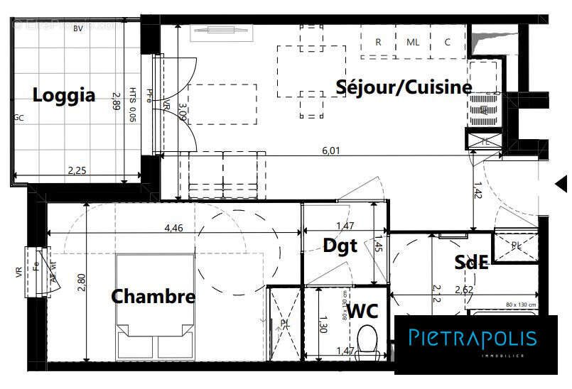 Appartement à vendre, 41m², Vaulx-en-Velin