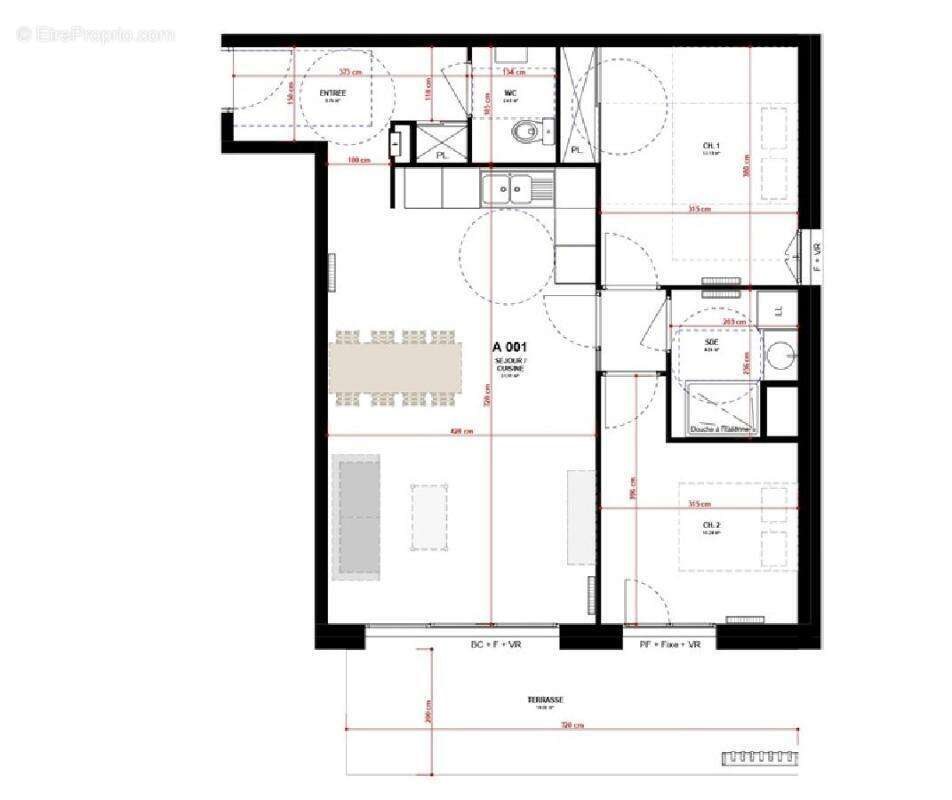 Appartement à vendre, 66m², Allemond