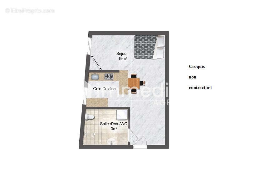 Appartement à vendre, 22m², Rueil-Malmaison