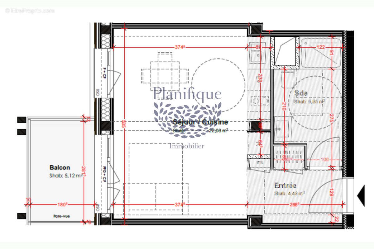 Appartement à vendre, 32m², Ferney-Voltaire