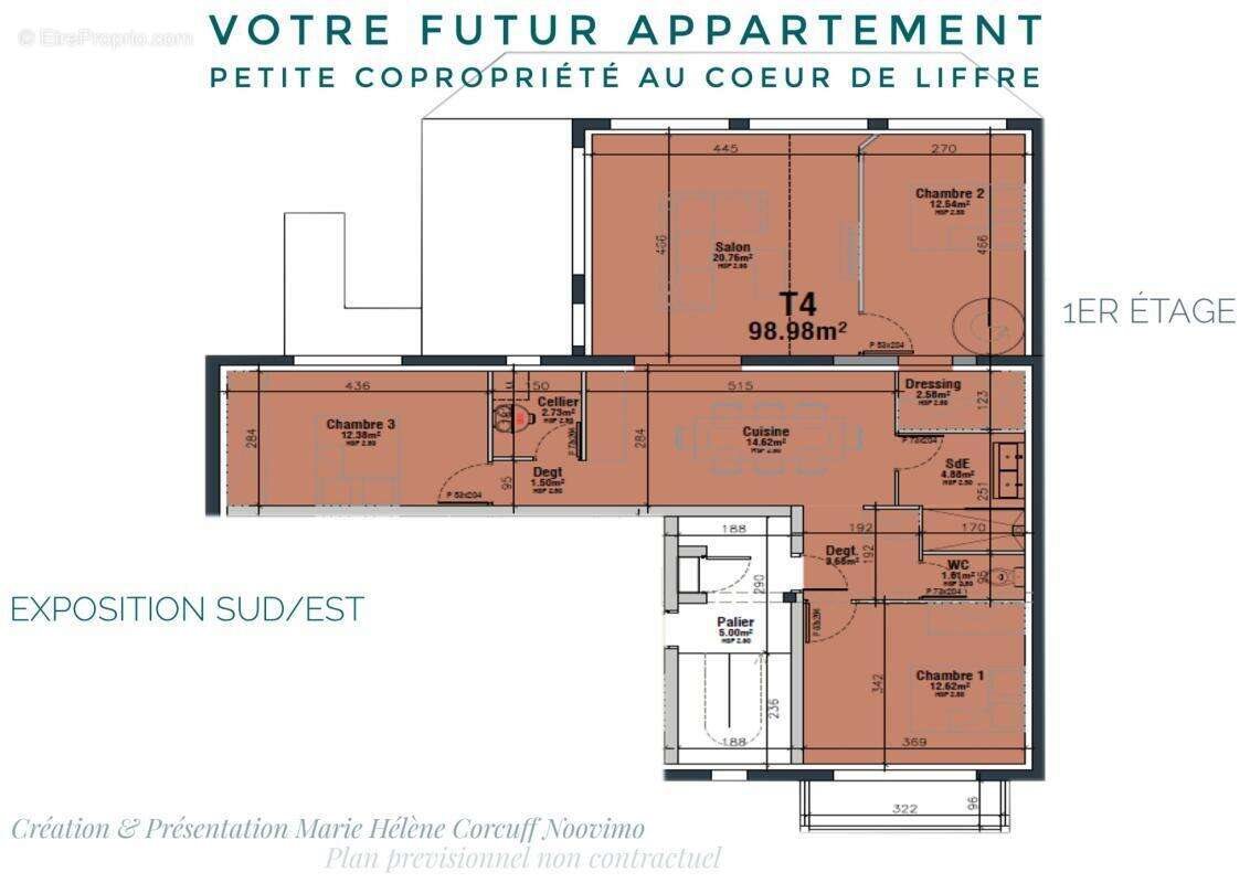 Appartement à vendre, 98m², Liffré