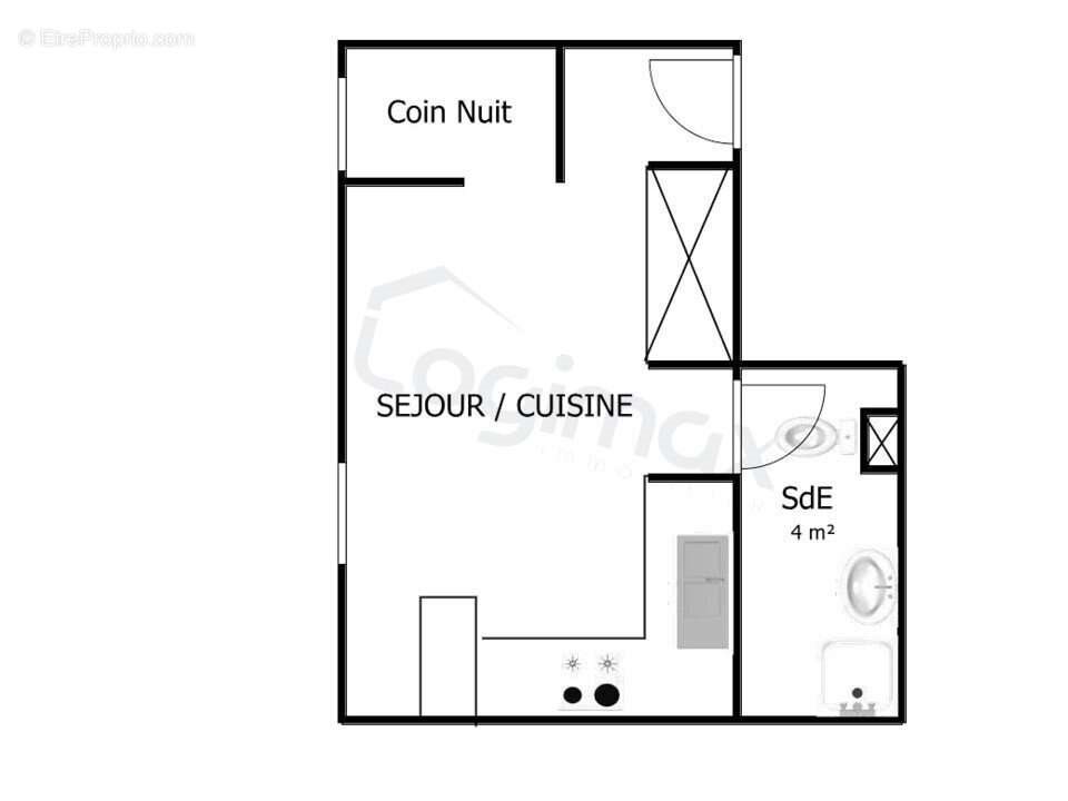 Appartement à vendre, 28m², La Rochelle