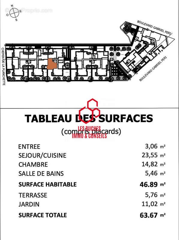 Appartement à vendre, 46m², Champigny-sur-Marne