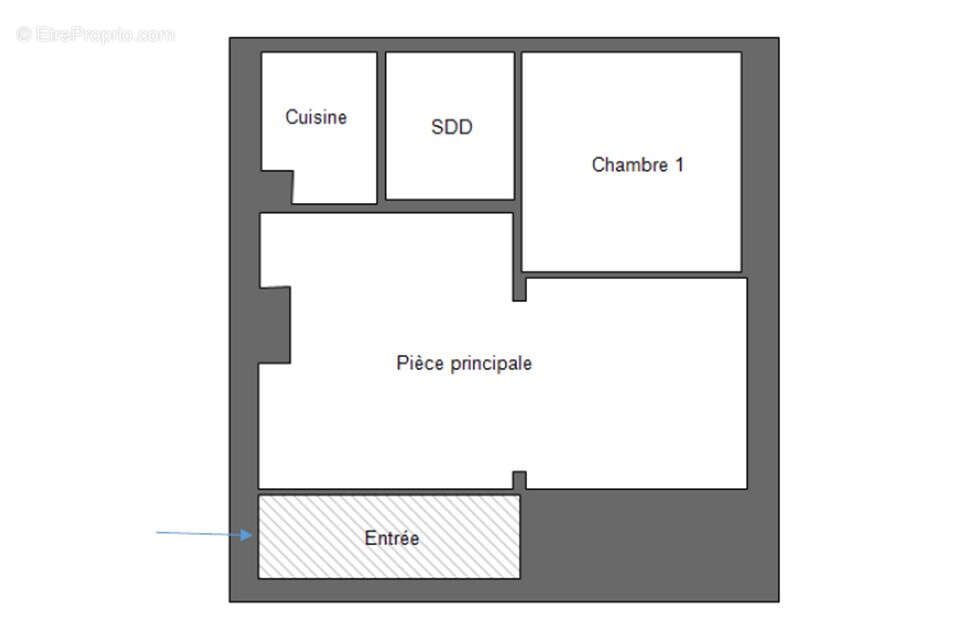 Appartement à vendre, 42m², Le Havre