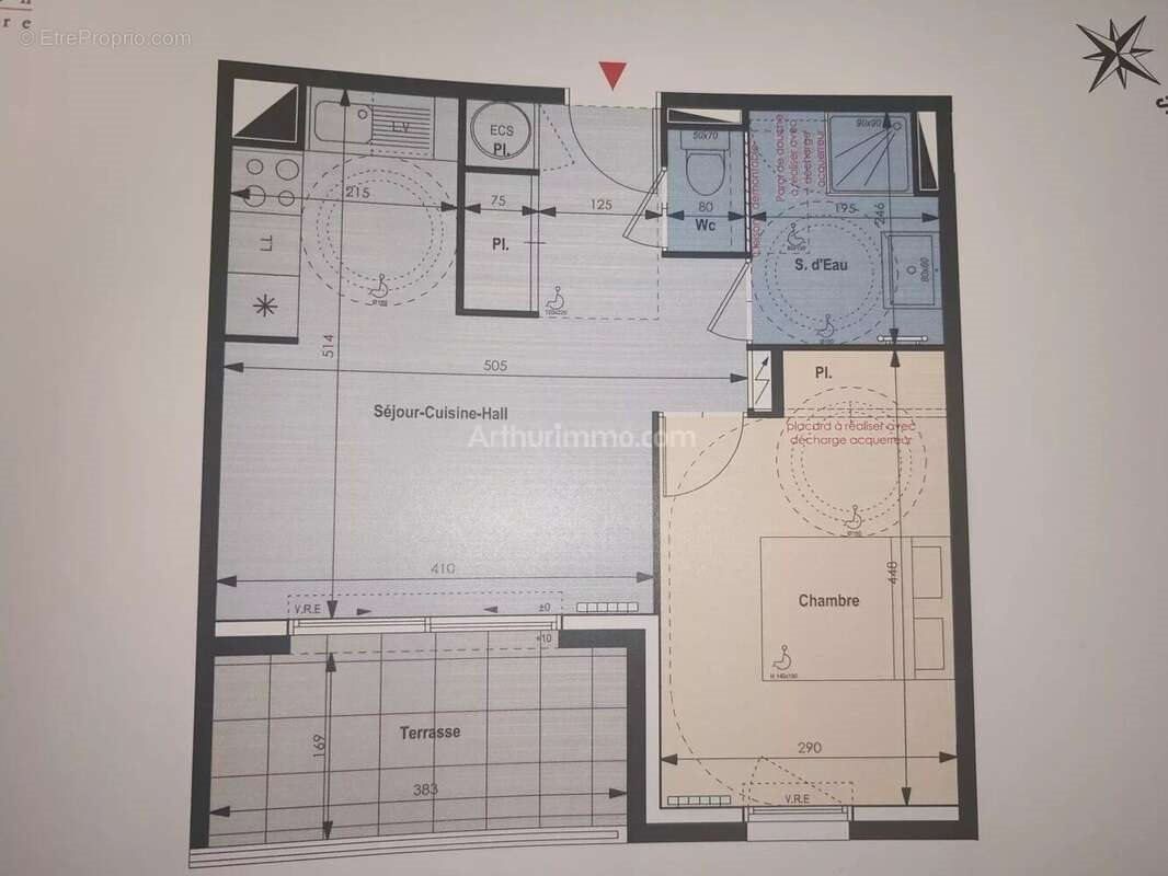 Appartement à vendre, 39m², Clermont-l'Hérault