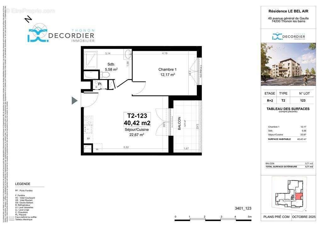 Appartement à vendre, 40m², Thonon-les-Bains
