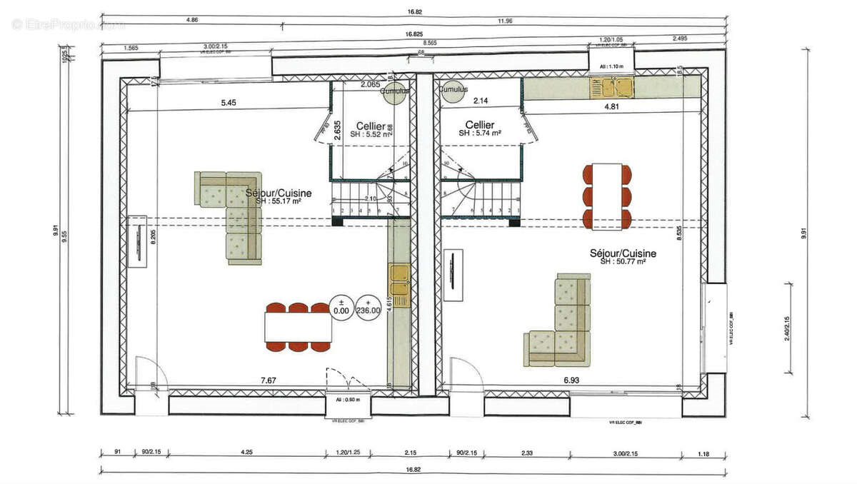 Maison à vendre, 120m², Saint-Chef