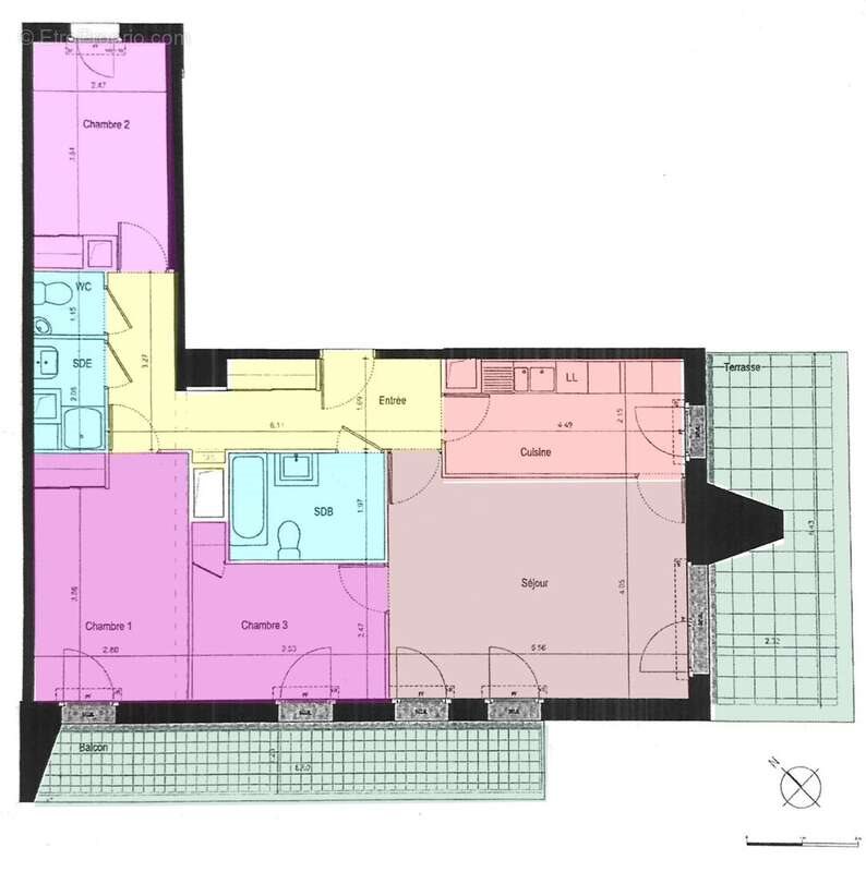 Appartement à vendre, 85m², Issy-les-Moulineaux