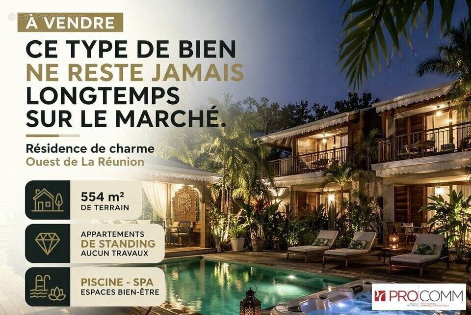 Appartement à vendre, 430m², Les Trois-Bassins