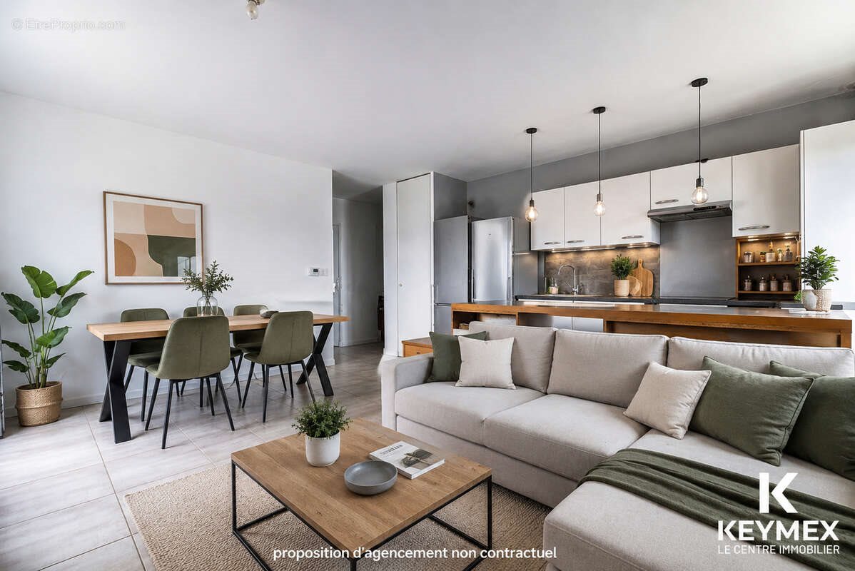 Appartement à vendre, 57m², Méru