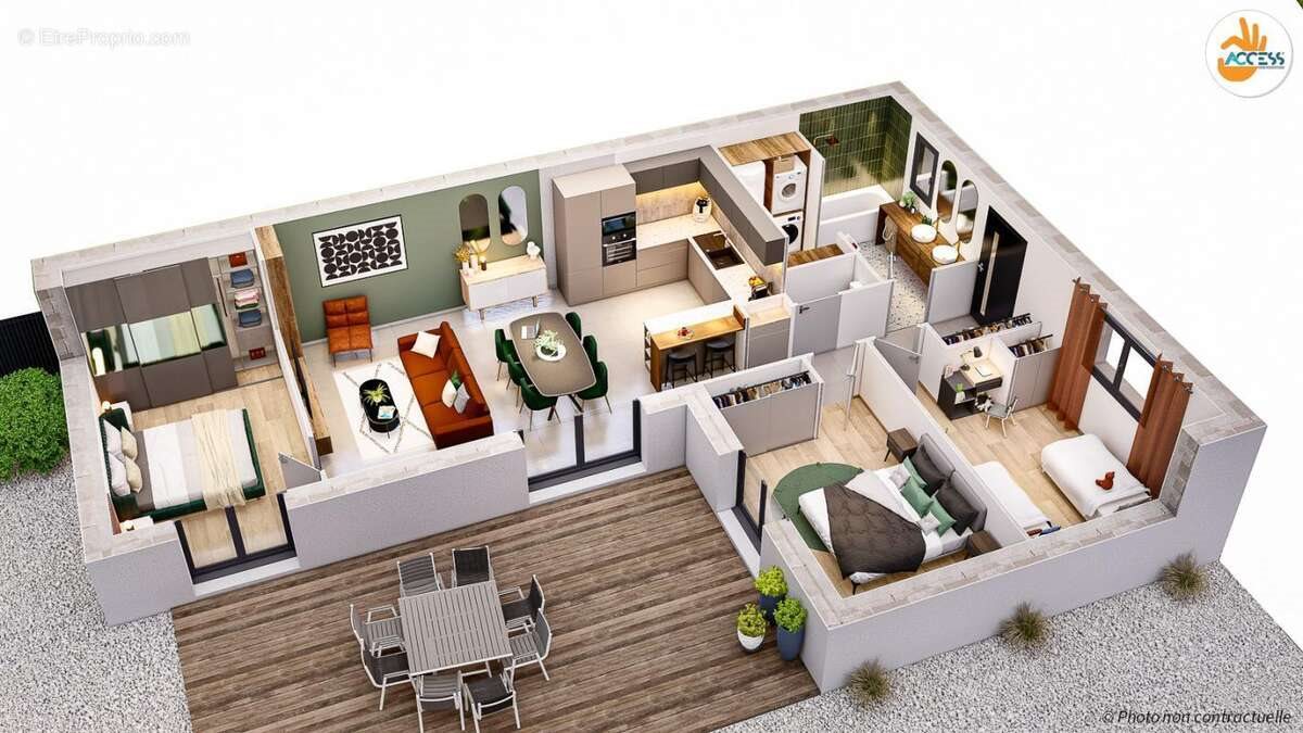 Maison à vendre, 80m², Semblançay