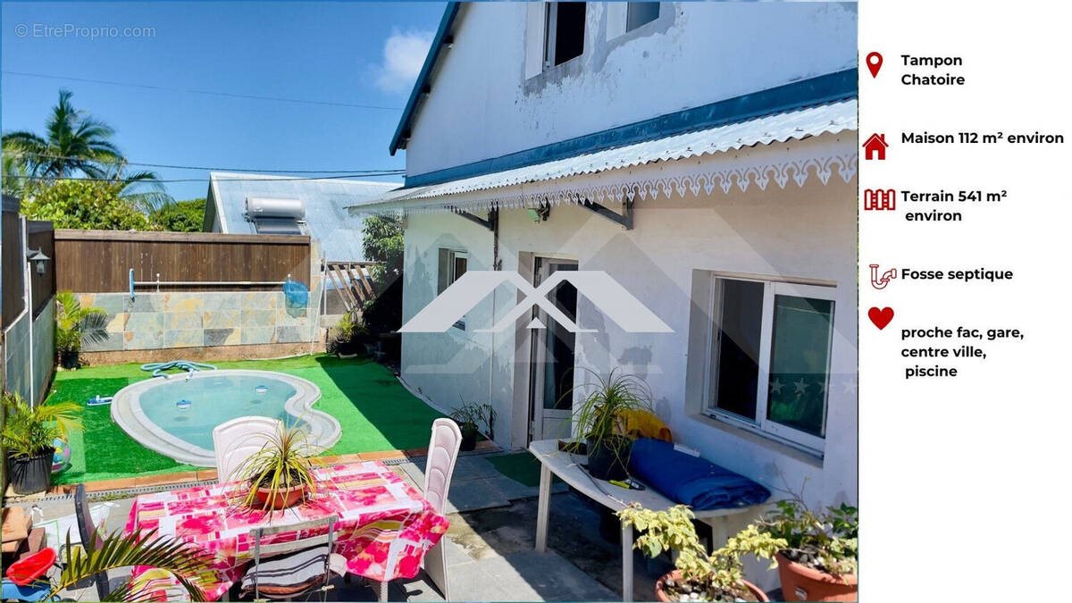 Maison à vendre, 112m², Le Tampon