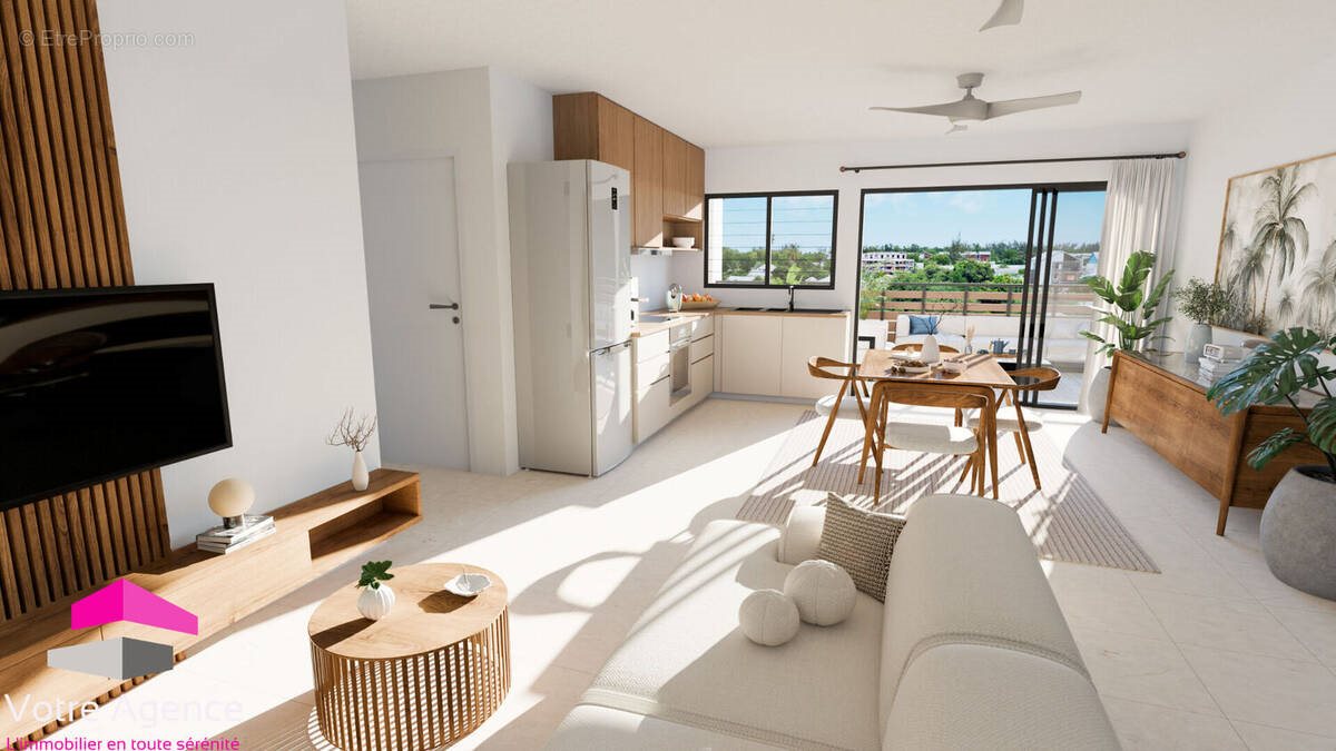 Appartement à vendre, 47m², Saint-Paul