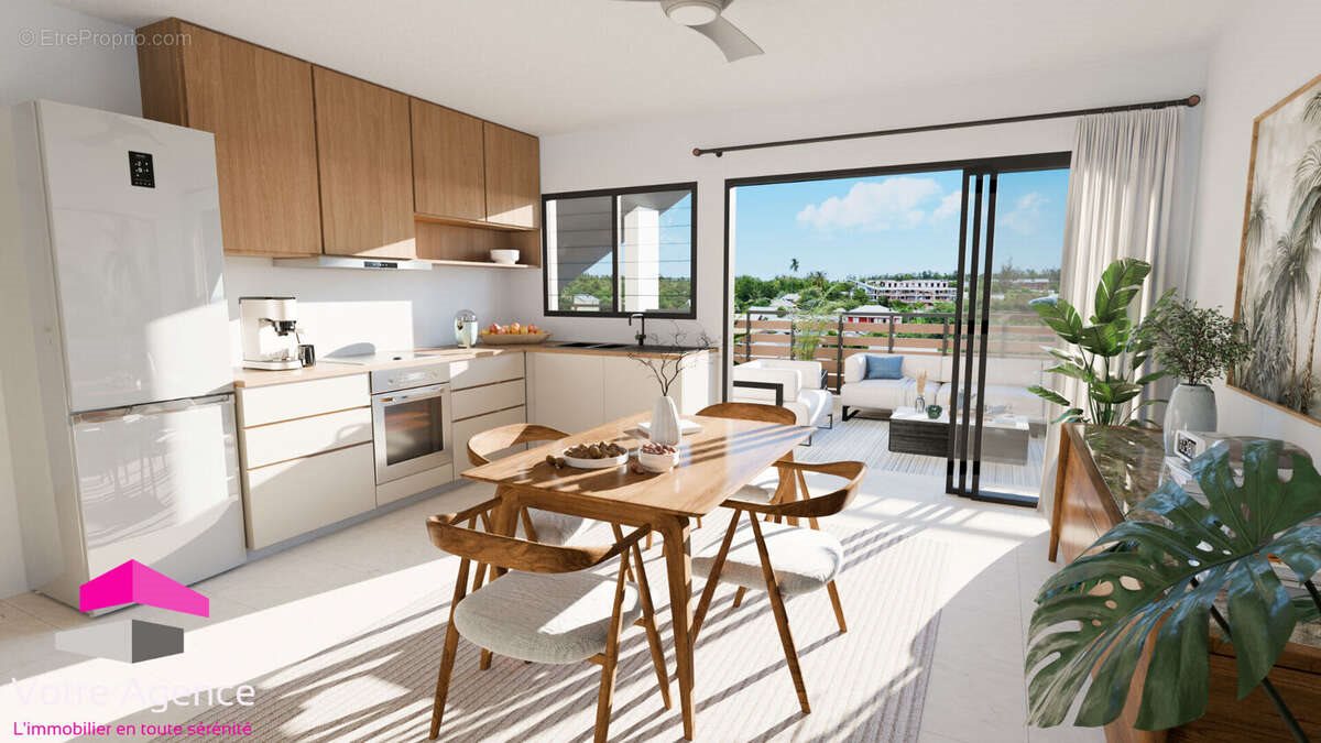 Appartement à vendre, 47m², Saint-Paul