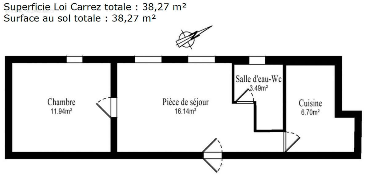 Appartement à vendre, 38m², Asnières-sur-Seine