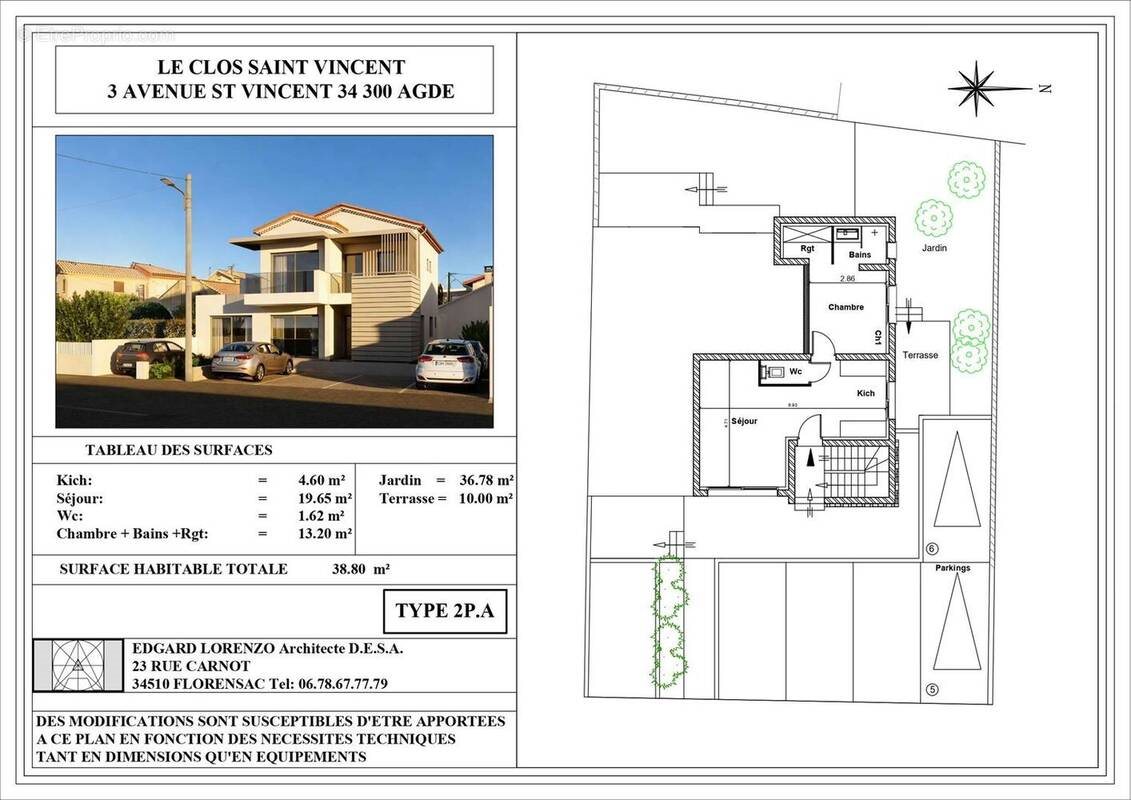 Appartement à vendre, 39m², Agde (Cap d'Agde)