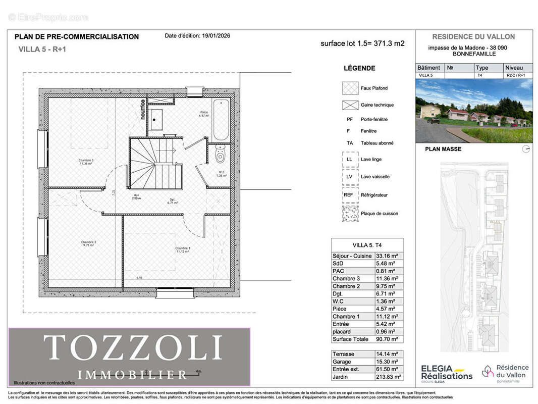 Maison à vendre, 90m², Bonnefamille
