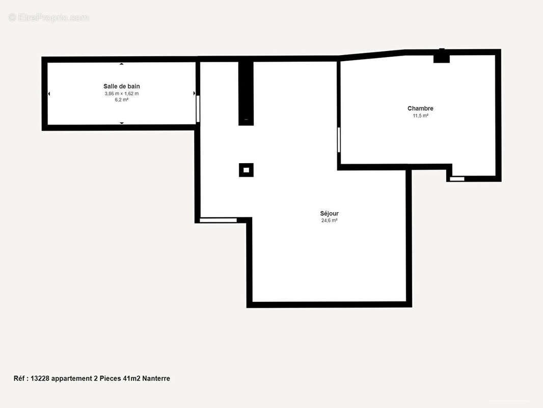 Appartement à vendre, 41m², Nanterre