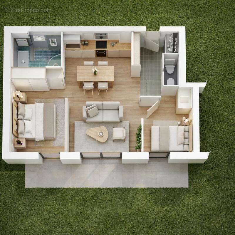 Appartement à vendre, 57m², Marseille 11ème