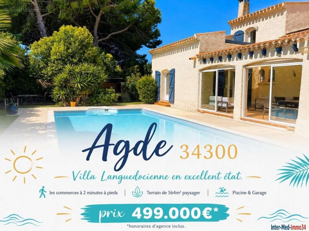Maison à vendre, 158m², Agde (Cap d'Agde)