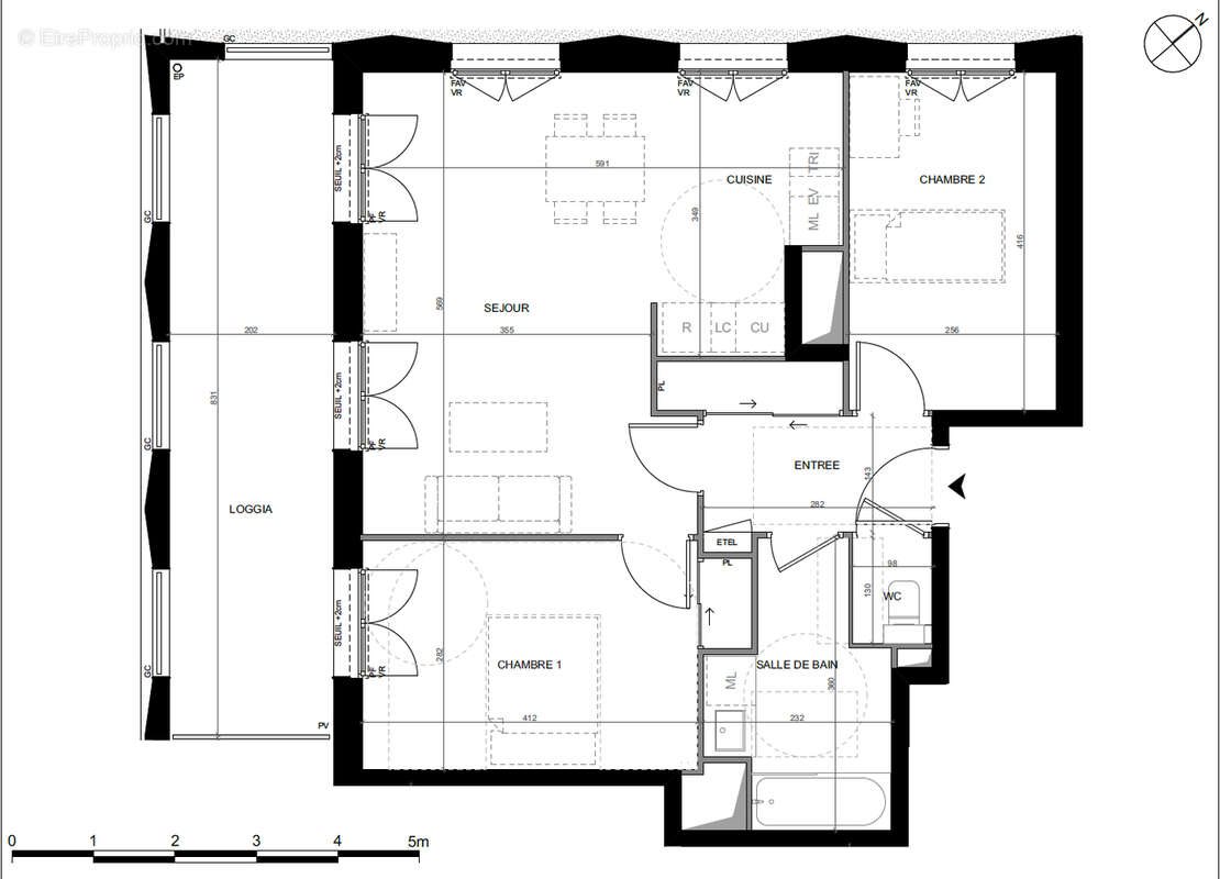 Appartement à vendre, 64m², Toulouse