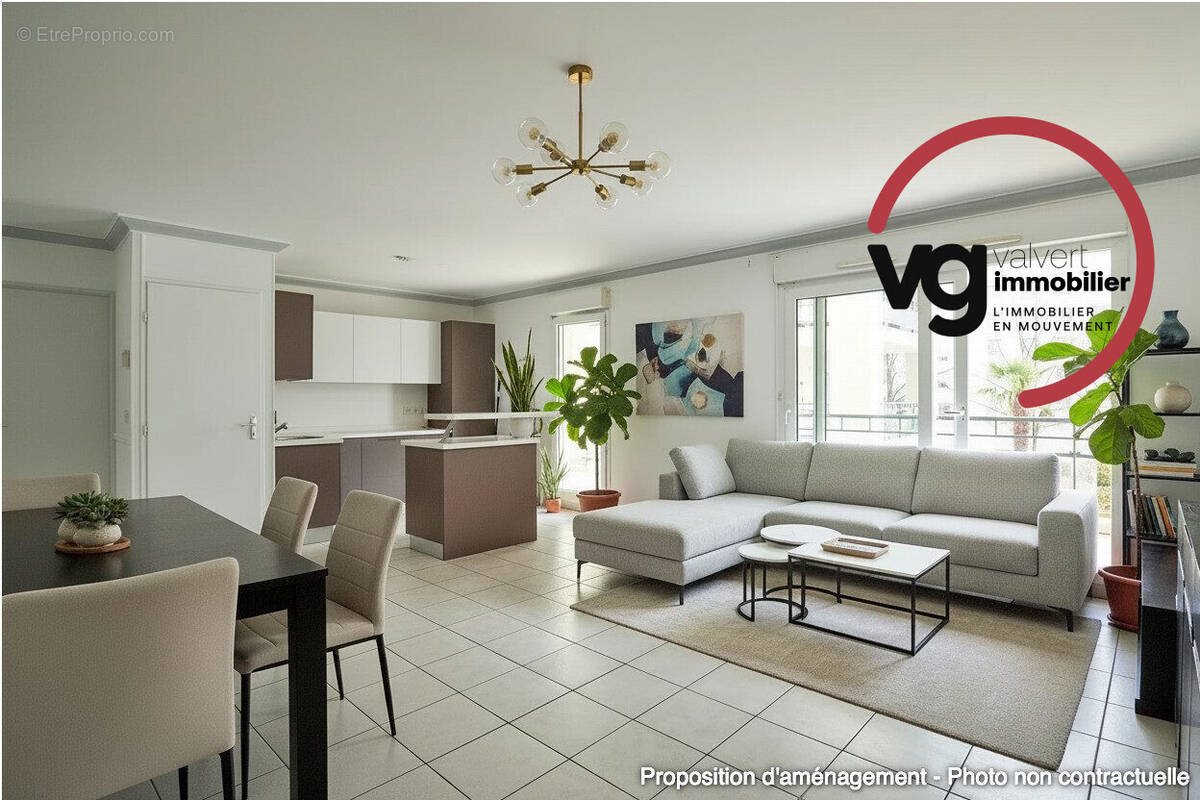 Appartement à vendre, 70m², Décines-Charpieu