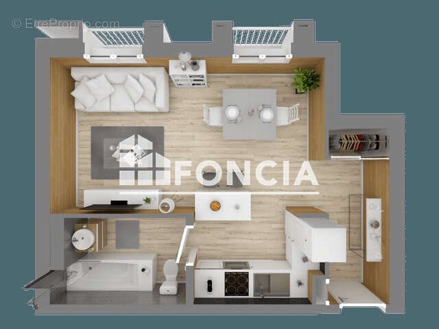 Appartement à vendre, 31m², Douvaine