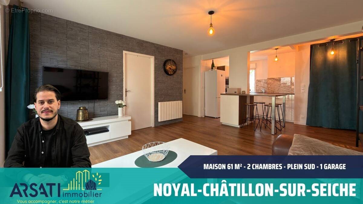 Appartement à vendre, 61m², Noyal-Châtillon-sur-Seiche