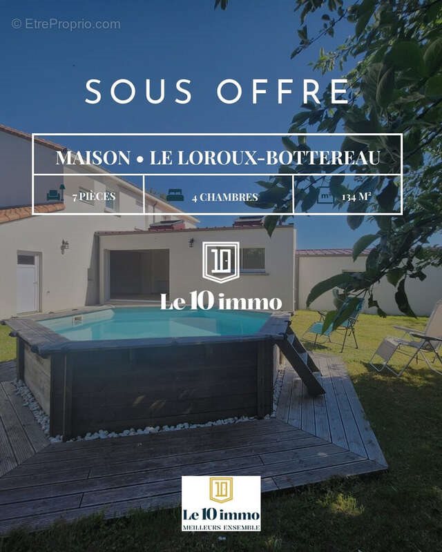 Maison à vendre, 134m², Le Loroux-Bottereau