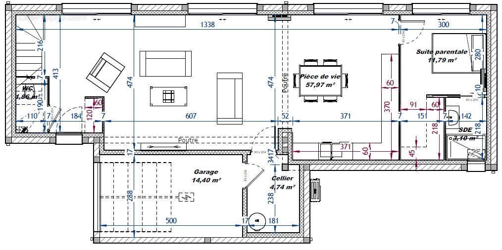 Maison à vendre, 112m², Genas