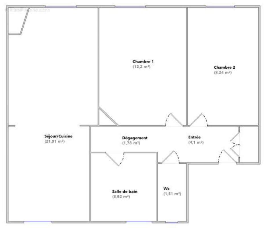 Appartement à vendre, 53m², Villeneuve-Saint-Georges