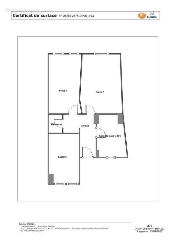 Appartement à vendre, 61m², Strasbourg