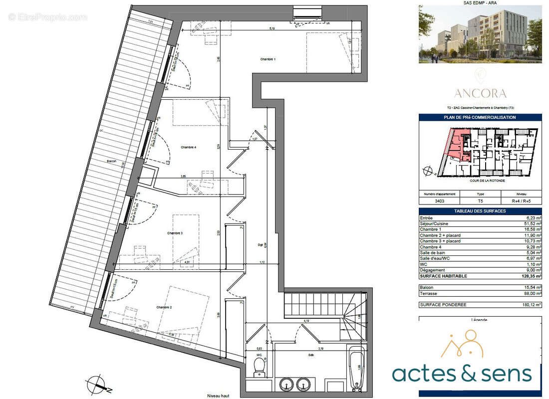 Appartement à vendre, 128m², Chambéry