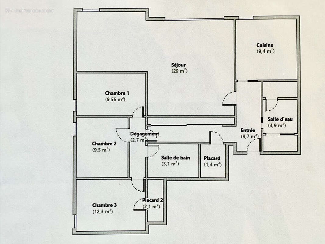 Appartement à vendre, 94m², Ivry-sur-Seine