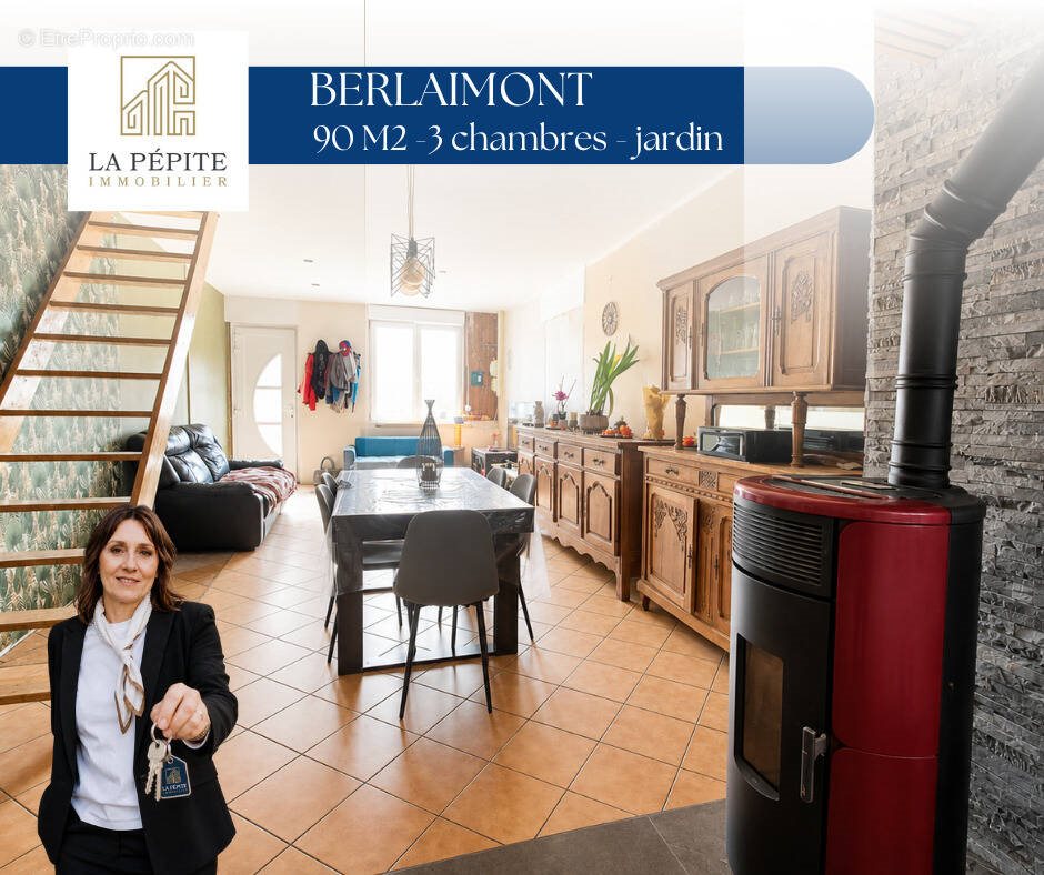 Maison à vendre, 90m², Berlaimont