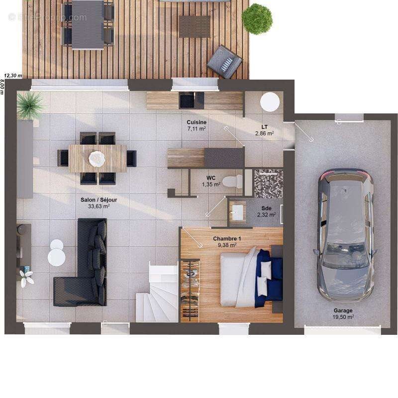 Maison à vendre, 93m², Ploufragan