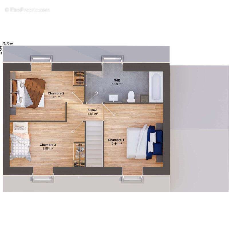 Maison à vendre, 93m², Ploufragan