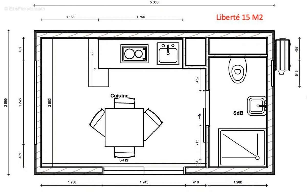 Maison à vendre, 15m², Chambéry