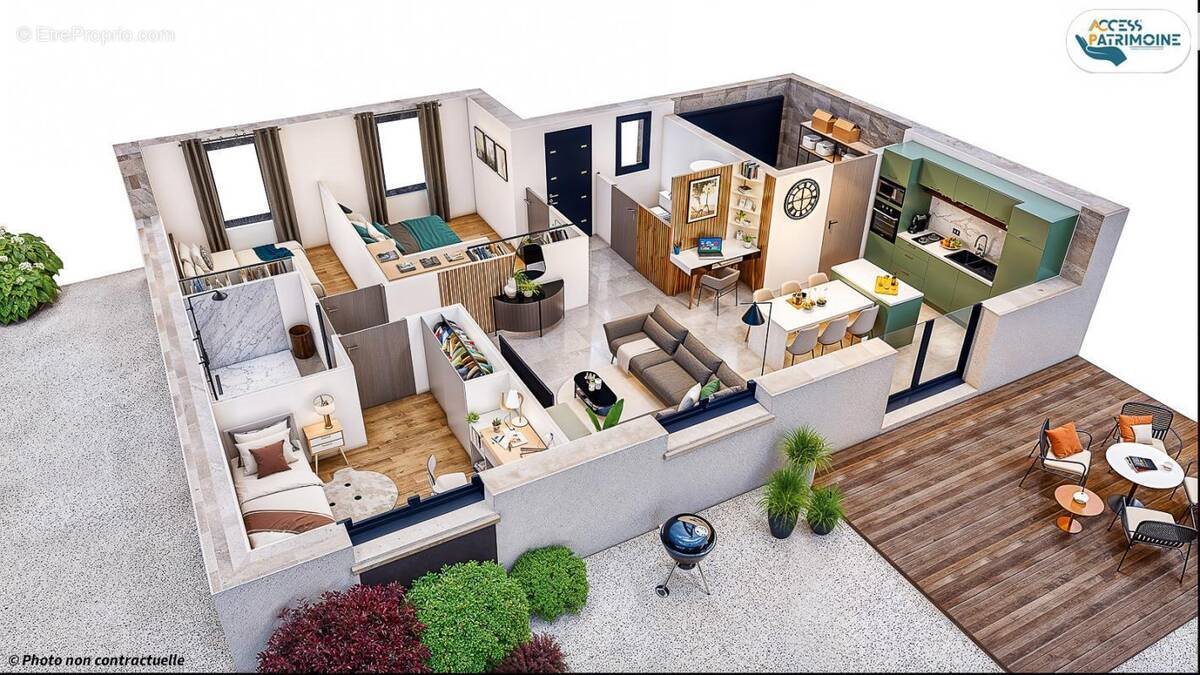 Maison à vendre, 73m², Grugny