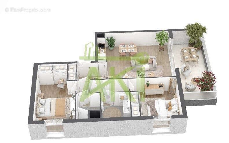 Appartement à vendre, 67m², Ajaccio