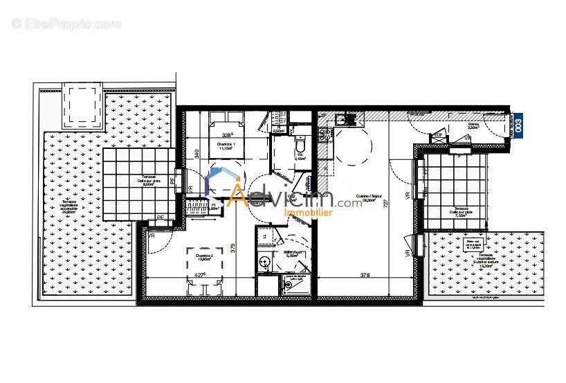 Appartement à vendre, 68m², Orléans